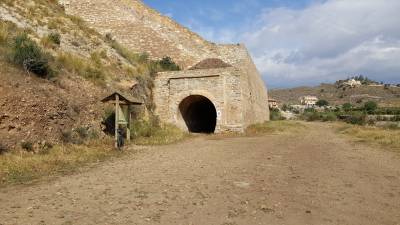 Tunnelportal oder Verladesation